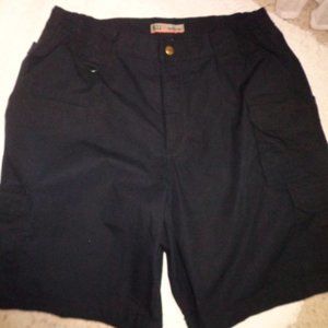 NWOT MEN'S 5.11 TACTICAL 9" COTTON CANVAS SHORTS US 36 FIRE NAVY